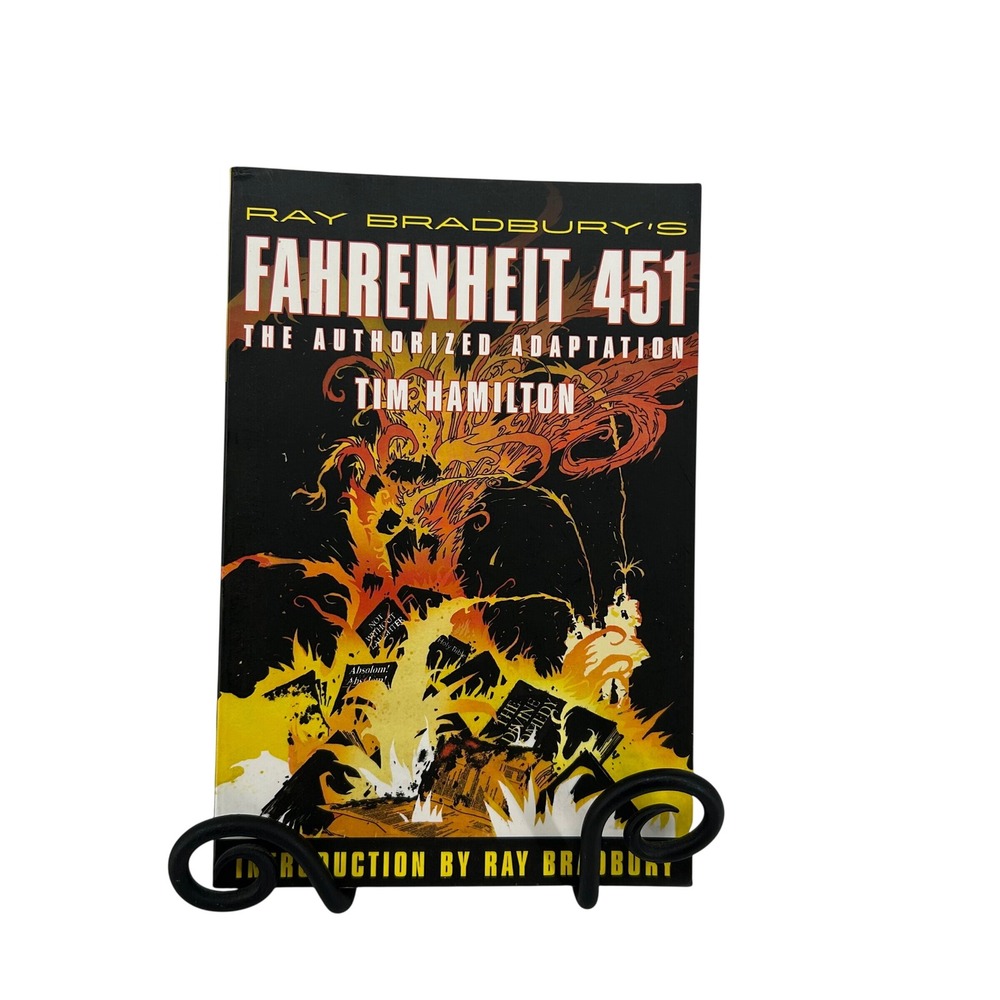 Ray Bradbury Fahrenheit 451 The Authorized Adaptation Tim Hamilton Graphic Novel